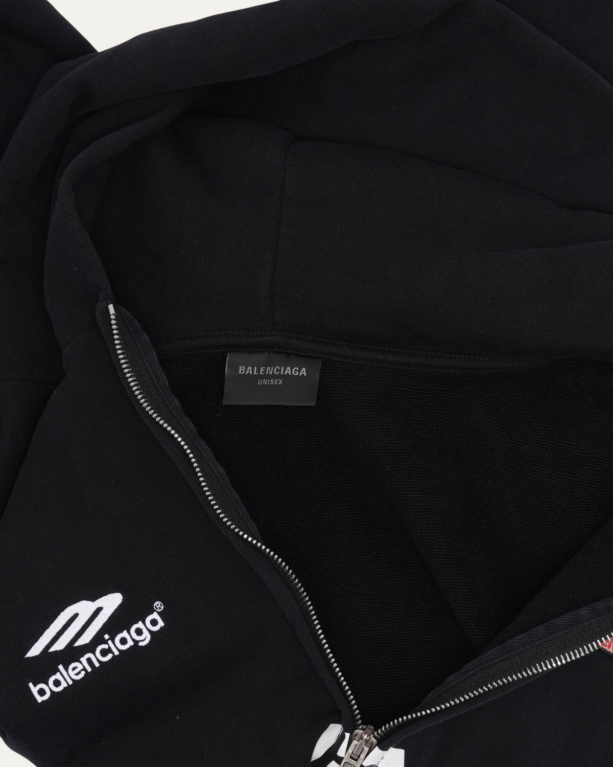 Medium Fit Paris Soccer Zip Up Hoodie