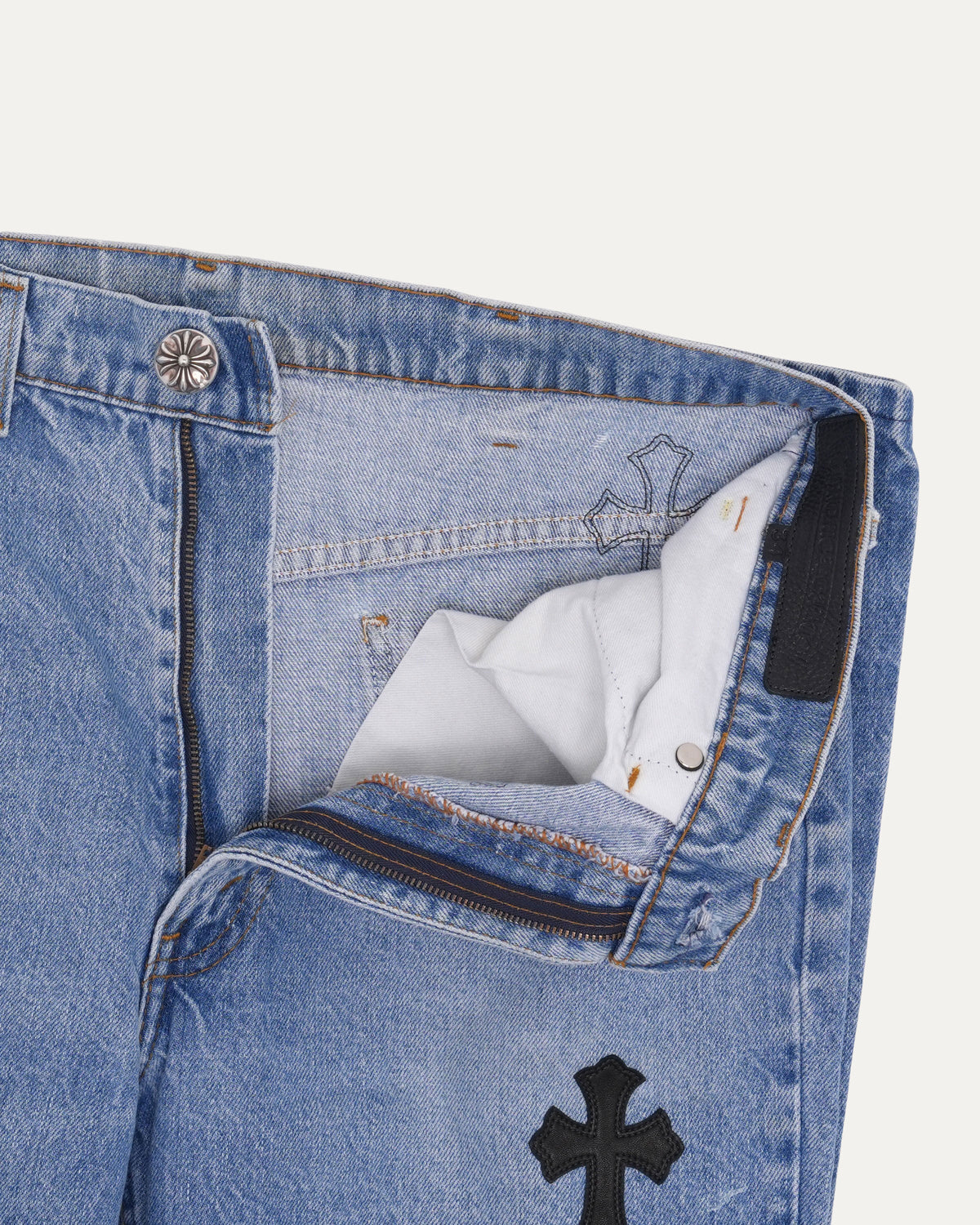 Levi's Orange Tab 517 Cross Patch Jeans