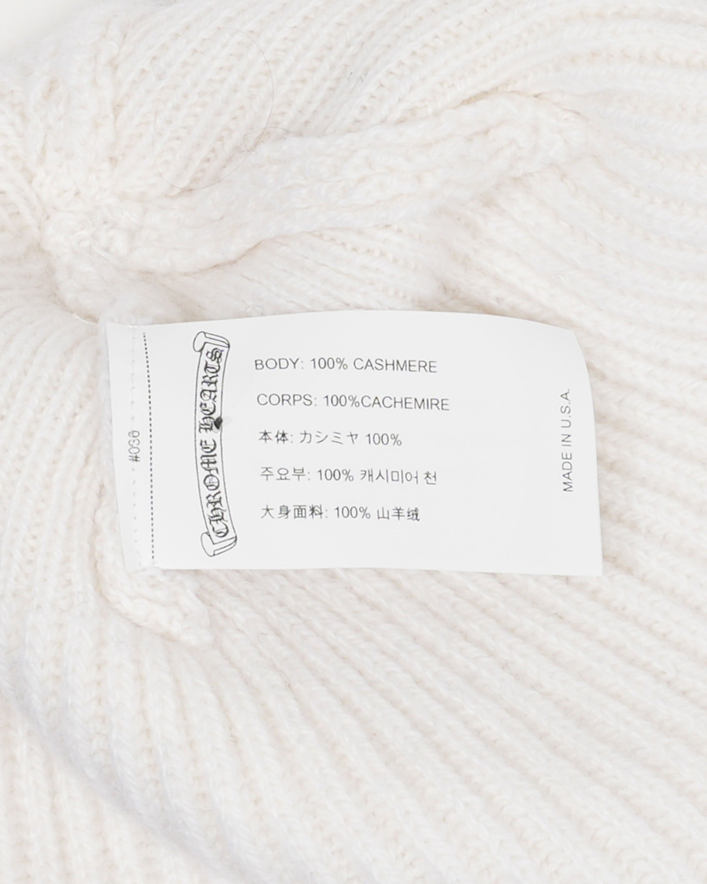 Oversized Cashmere Aspen Exclusive Beanie