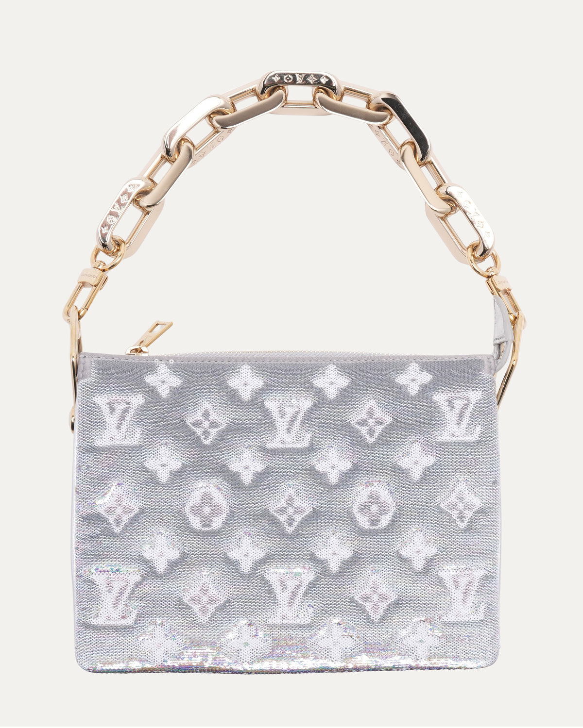 Sequin Debossed Monogram Coussin PM