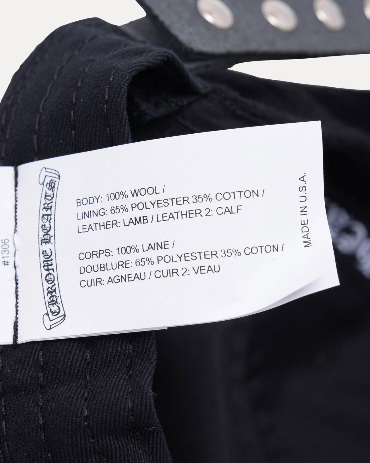 Wool CH 33 Baseball Cap
