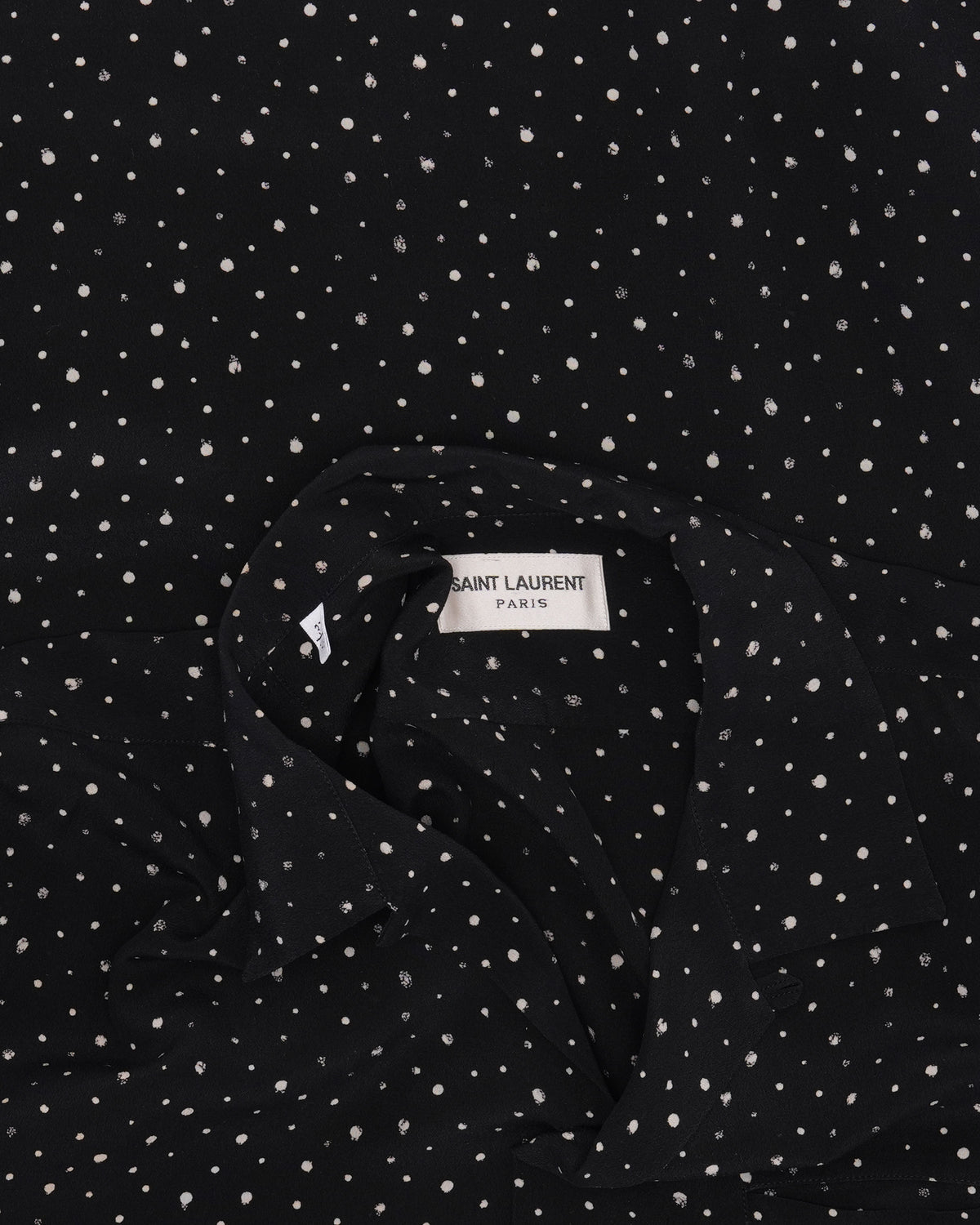 Silk Dot Pattern Shirt