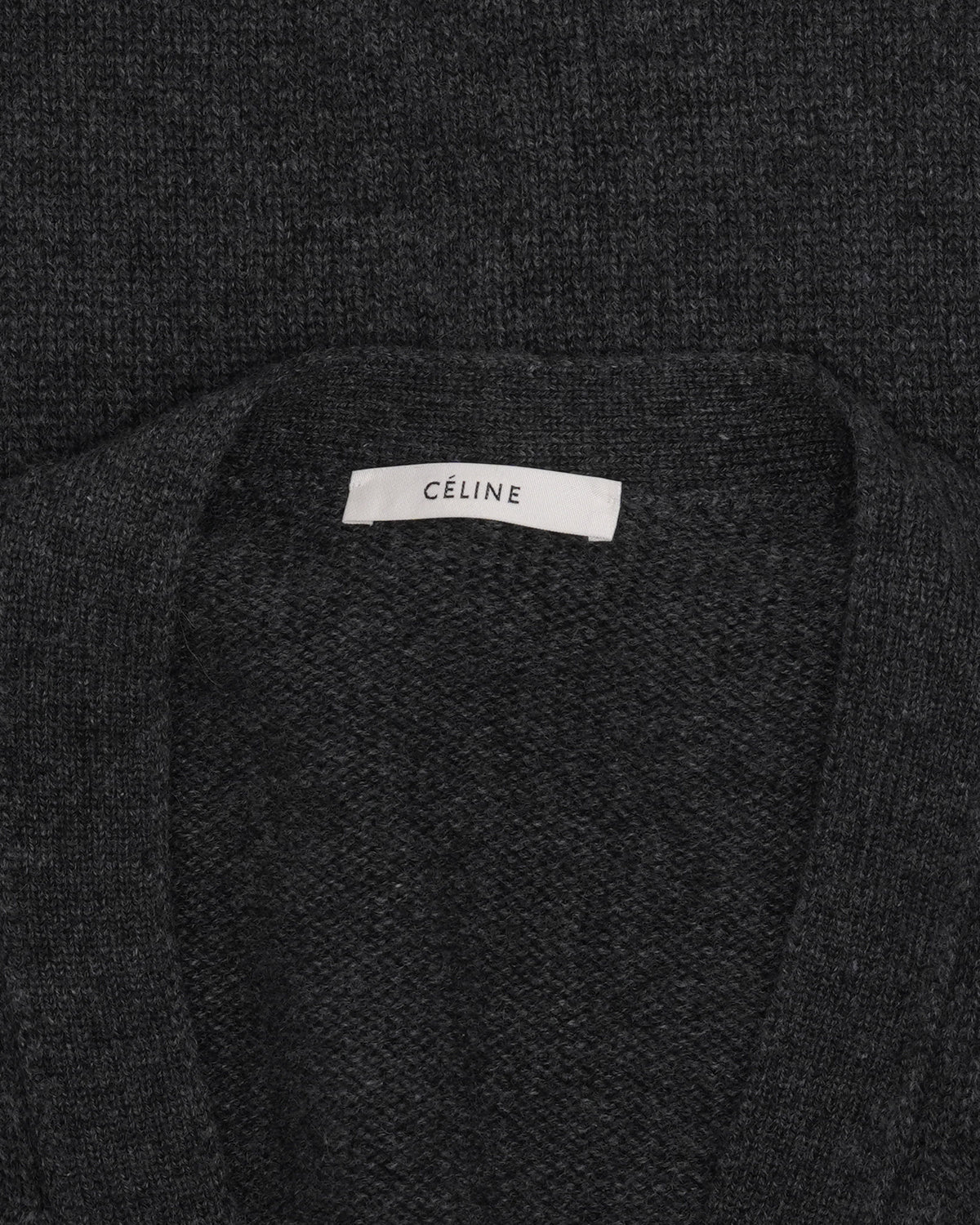 Embroidered Logo Cashmere Cardigan Sweater
