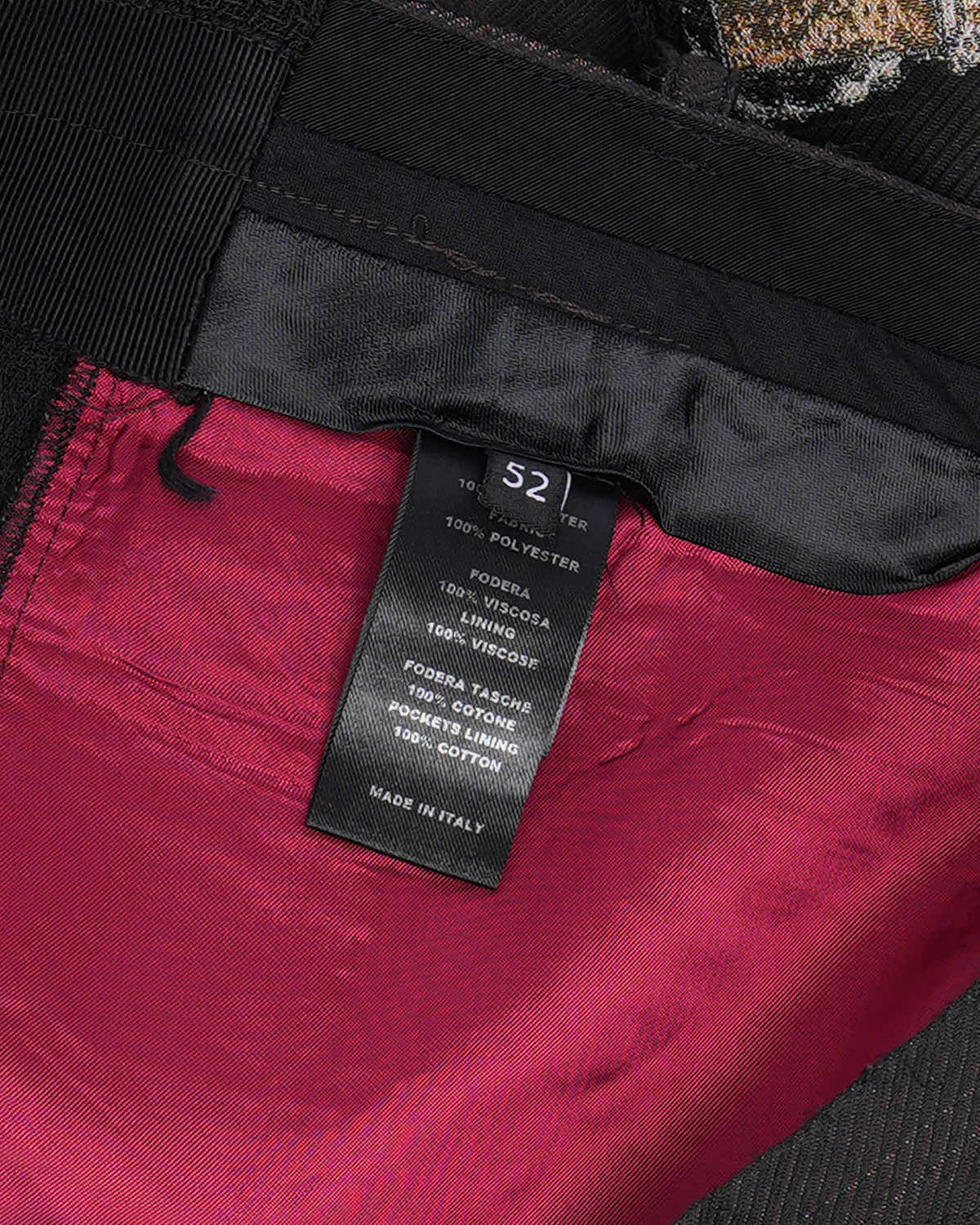 FW19 Crucifixion Embroidery Trousers