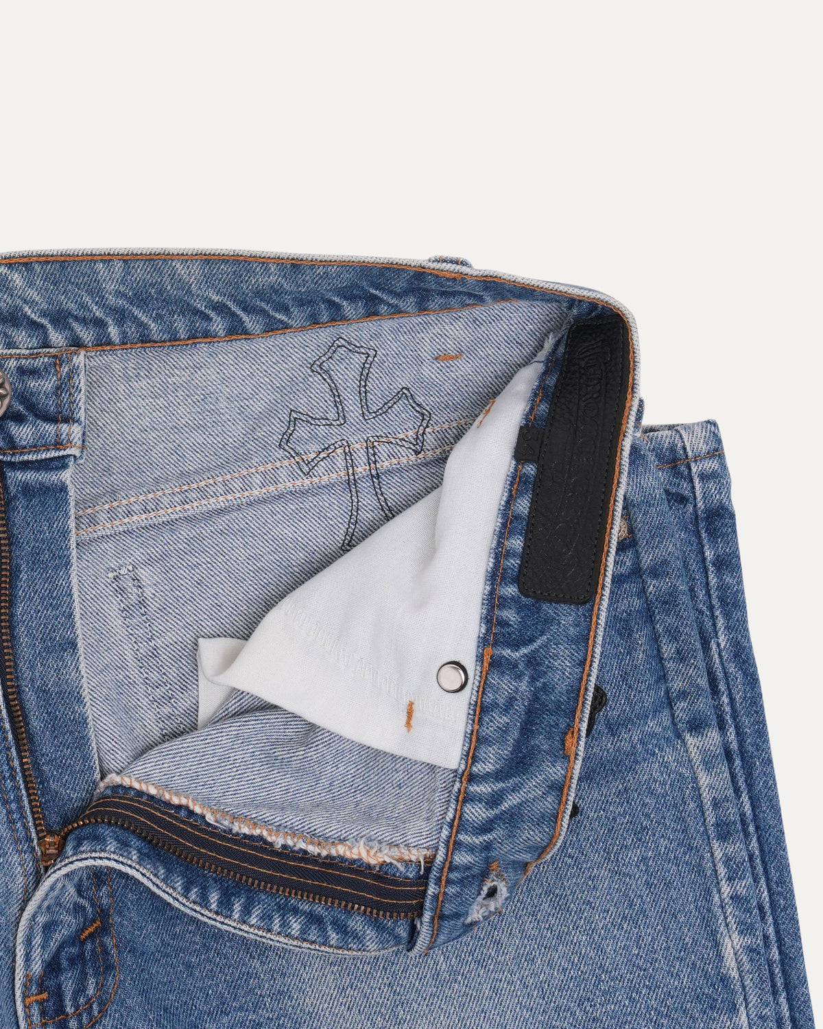 Levi's 517 Orange Tab Cross Patch Jeans