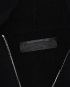 Cashmere Spell Out Zip Up Hoodie