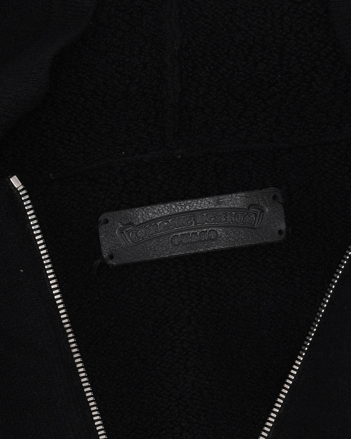 Cashmere Spell Out Zip Up Hoodie