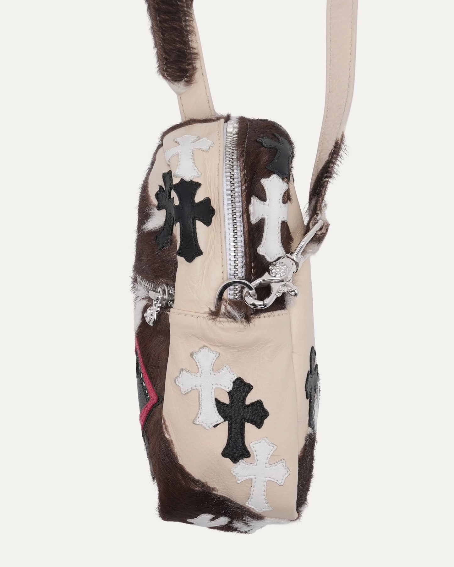 Matty Boy Cross Patch Chomper Cow Hide Taka Bag