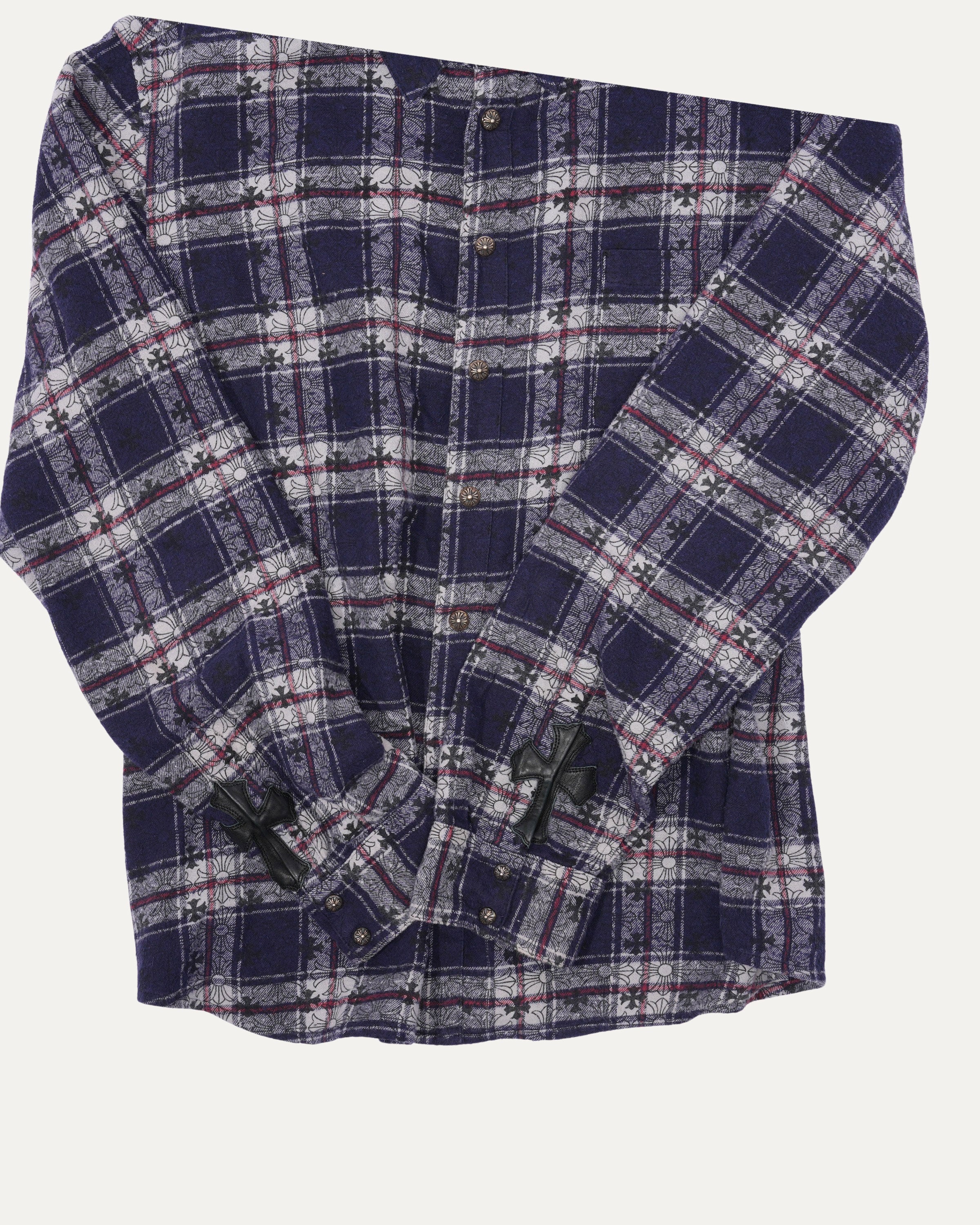 Loose Ends Cross Patch Flannel Shirt