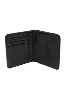 Leather Cross Bifold Patch Wallet