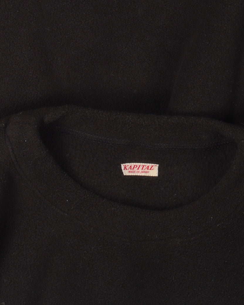 Fleece Zipper Pocket Sweatshirt