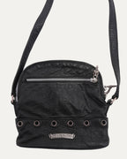 Dagger Embellished Grommet Crossbody Bag