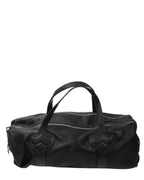 Large Embellished Fleur Duffle Bag