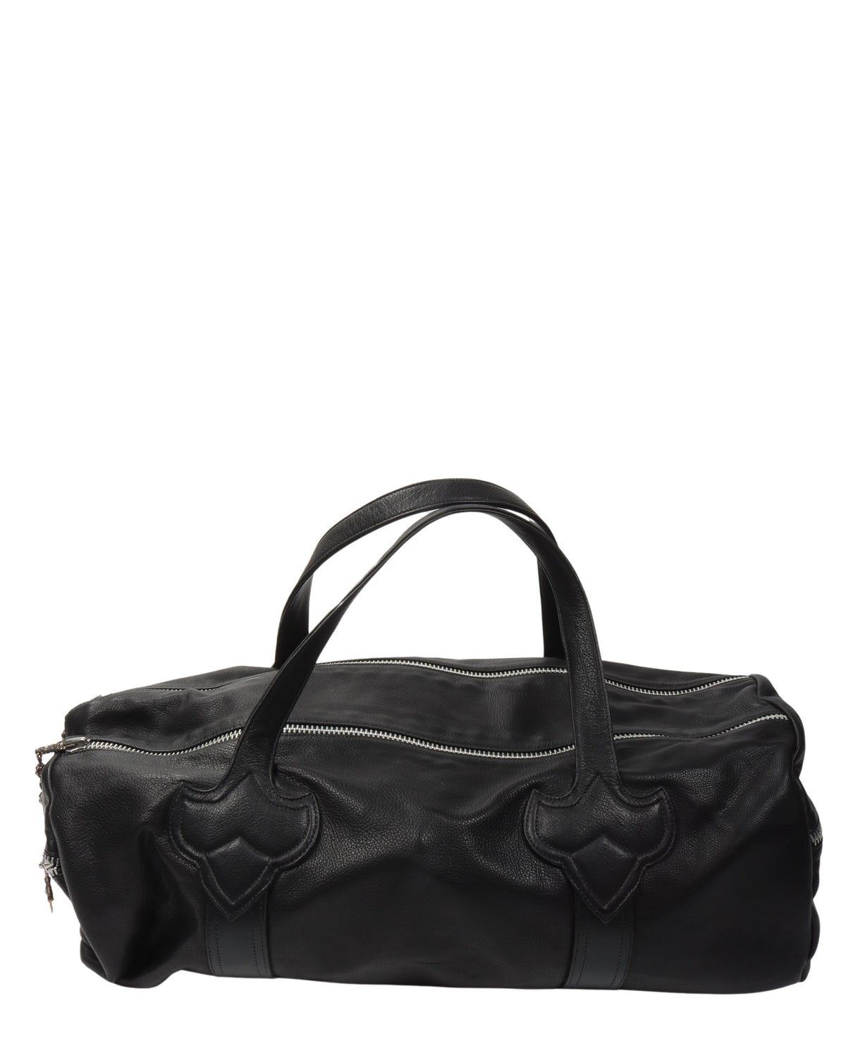 Large Embellished Fleur Duffle Bag