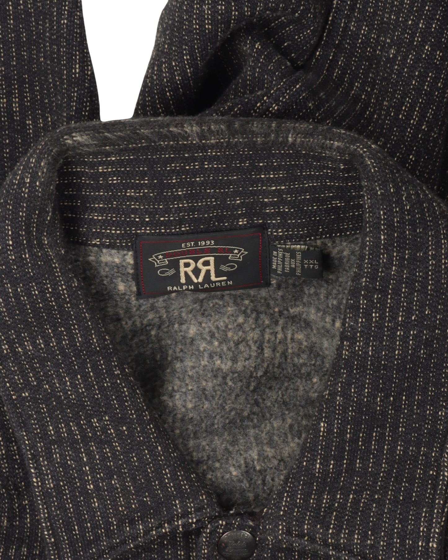 Striped Knit Chore Jacket