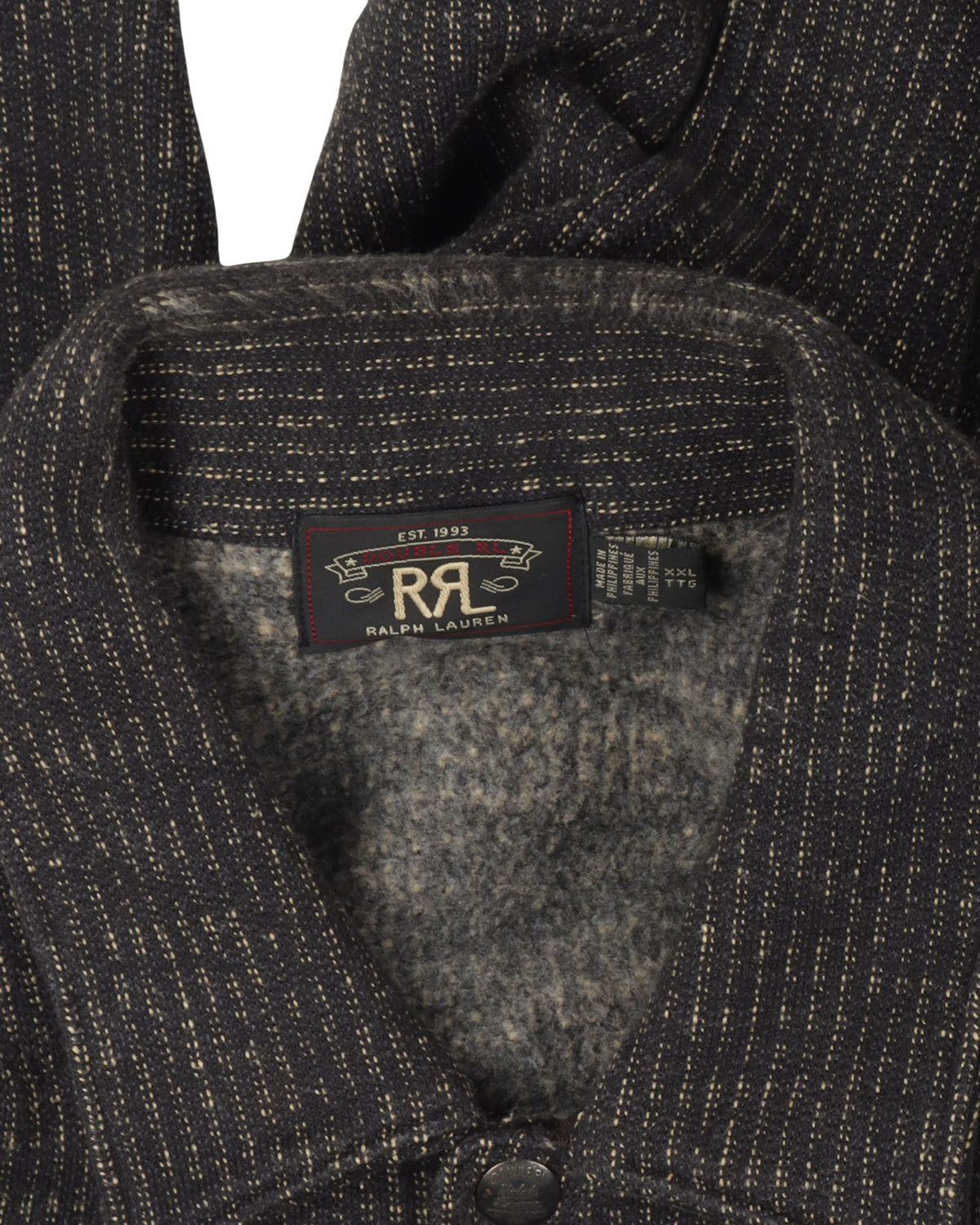 Striped Knit Chore Jacket