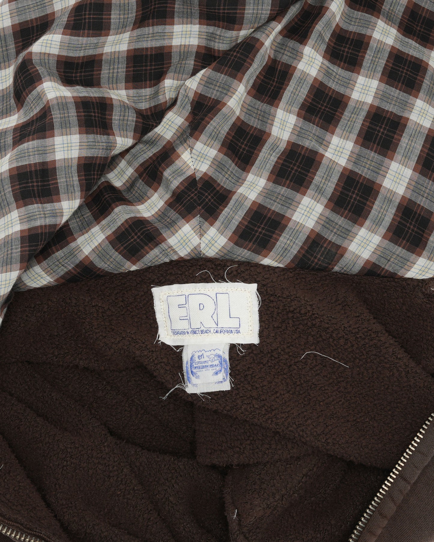 Patchwork Heavyweight Zip Up Hoodie