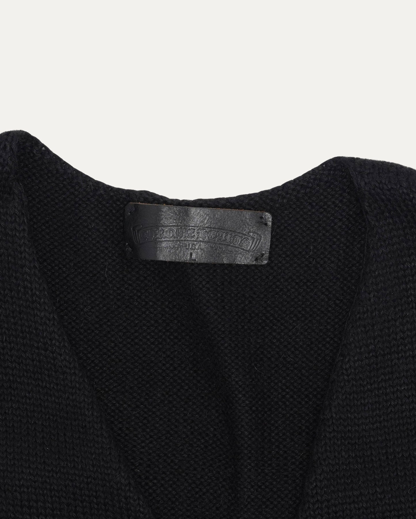 Cross Patch Alpaca Zip Vest