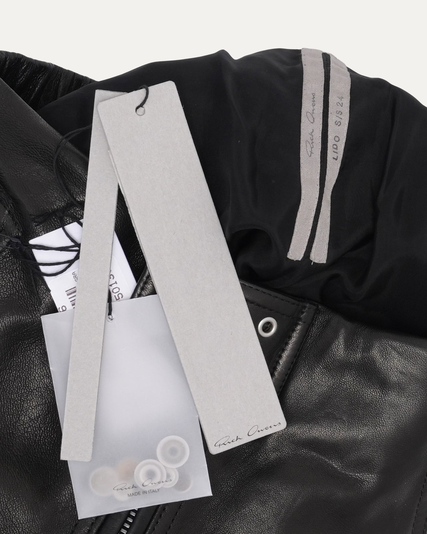 Paneled Leather Pants