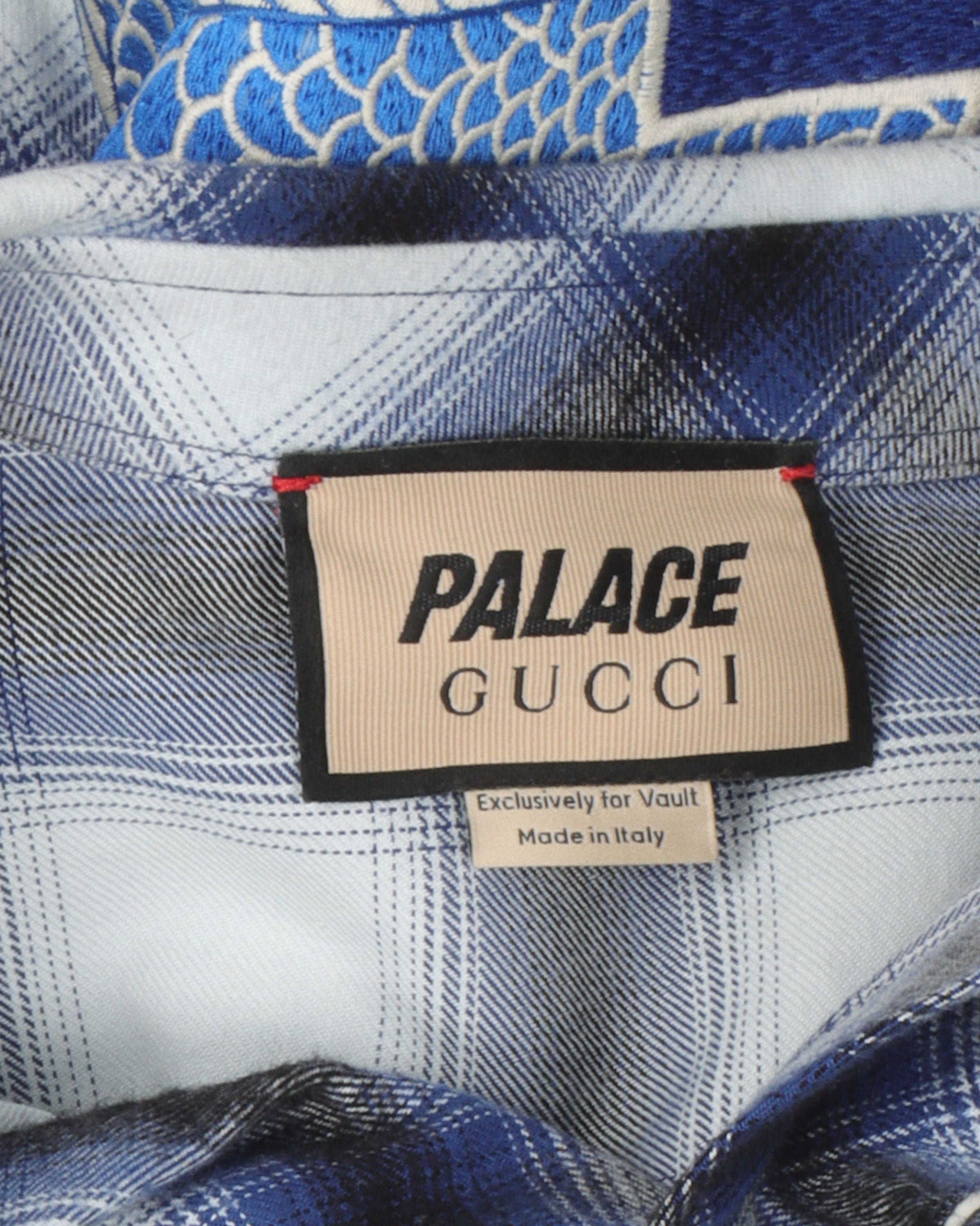 Gucci Embroidered Dragon Shirt