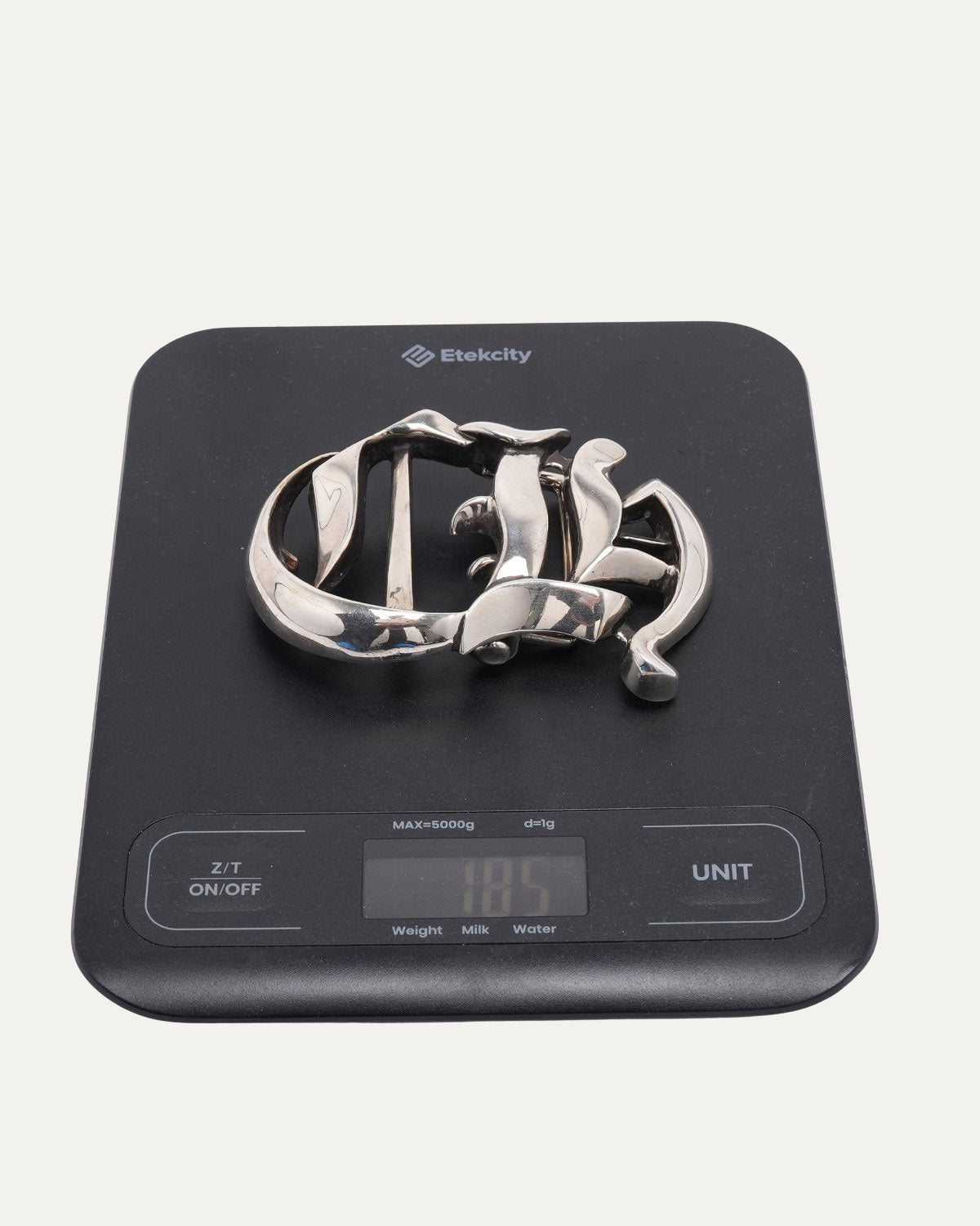 CH Silver Belt Buckle