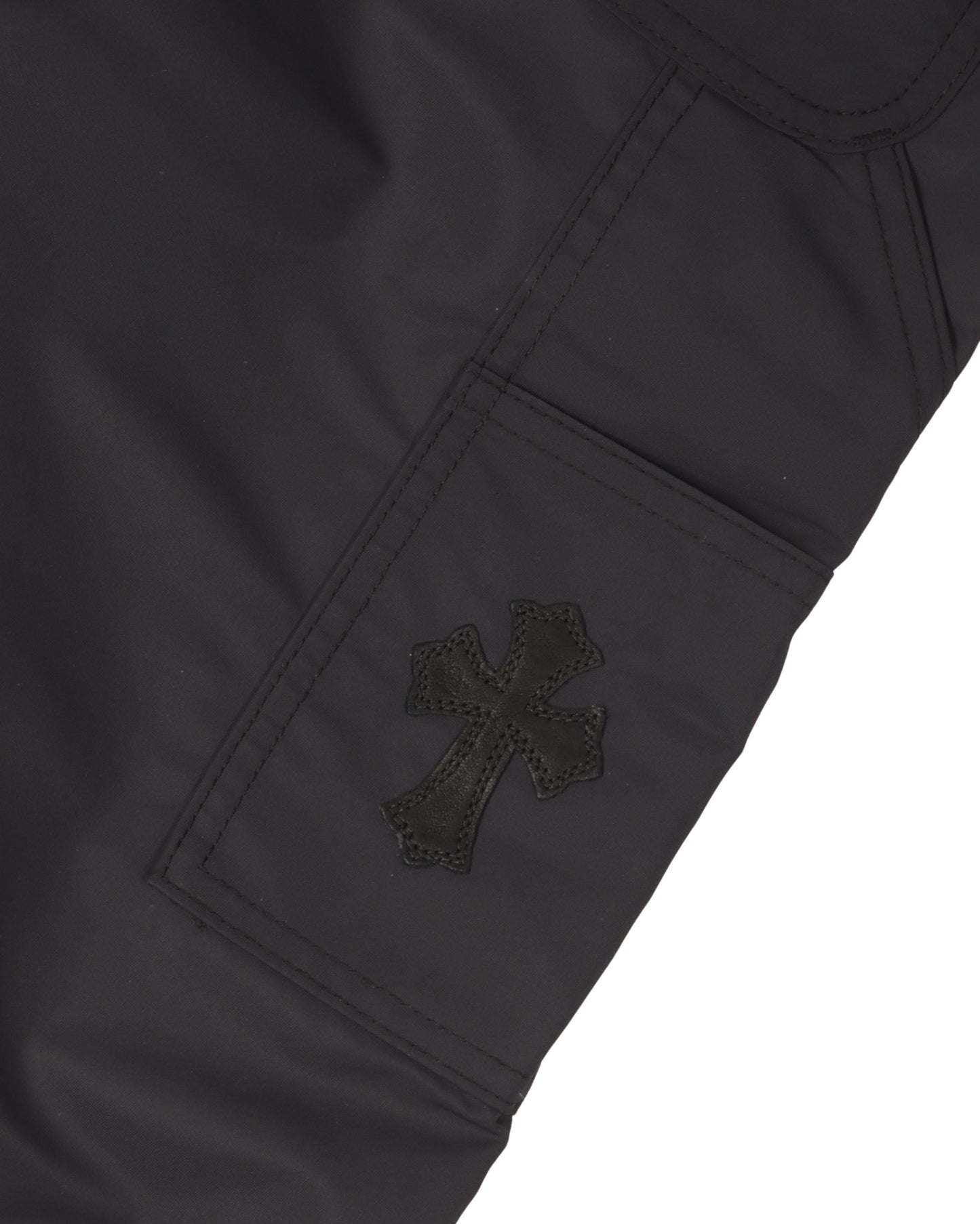 Leather Double Knee Nylon Carpenter Pants