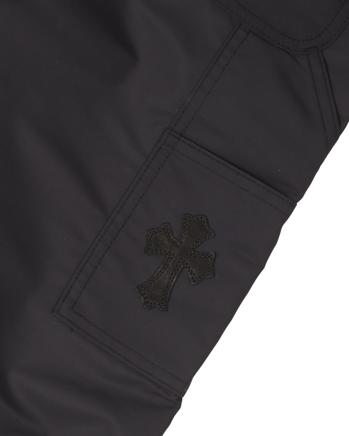 Leather Double Knee Nylon Carpenter Pants