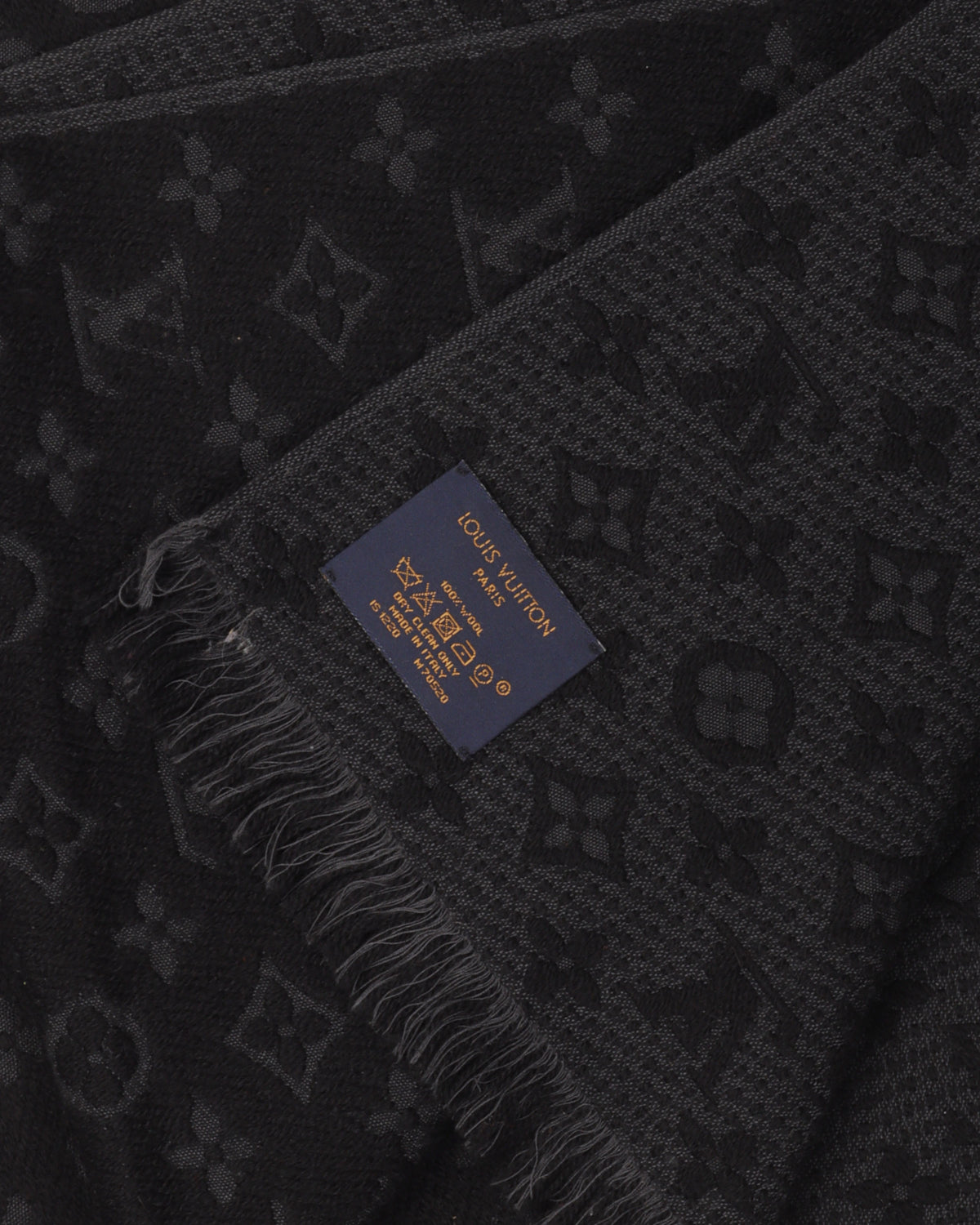 Tonal Monogram Scarf