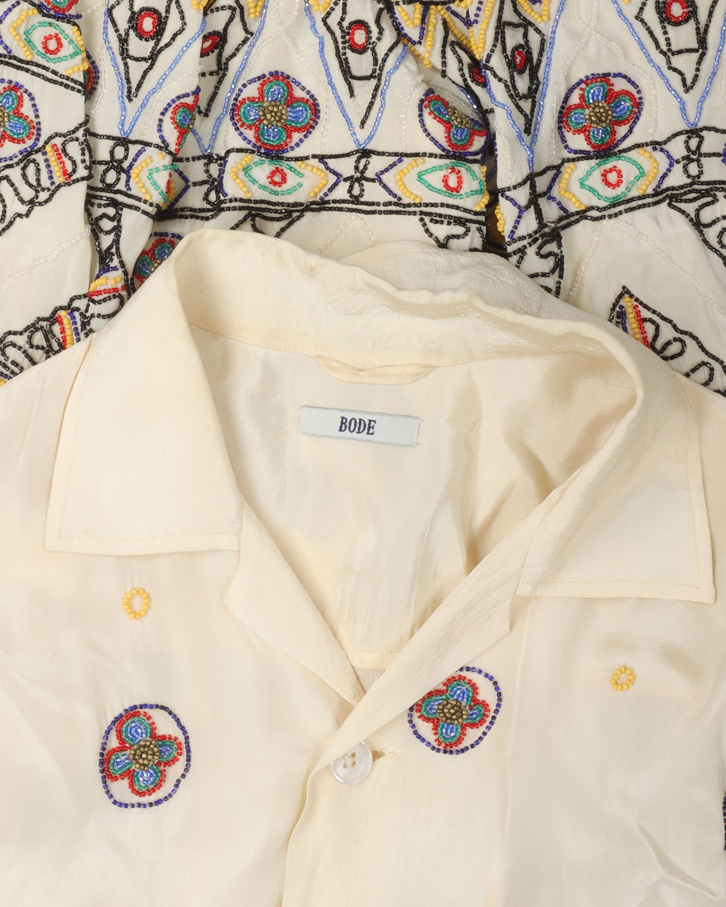 Divine Beaded Short Sleeve Shirt