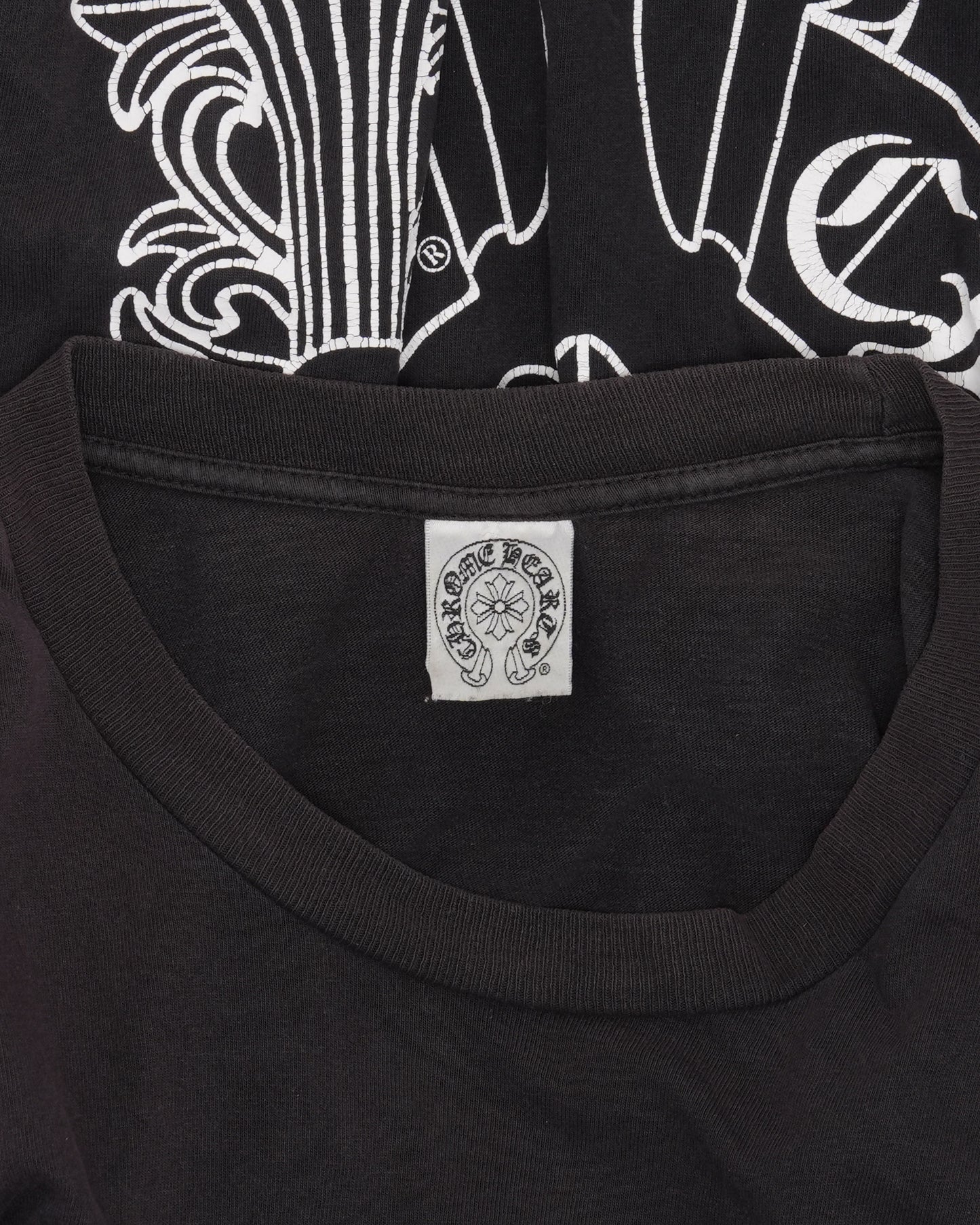 Vintage Las Vegas Horseshoe Logo Long Sleeve Pocket T-Shirt