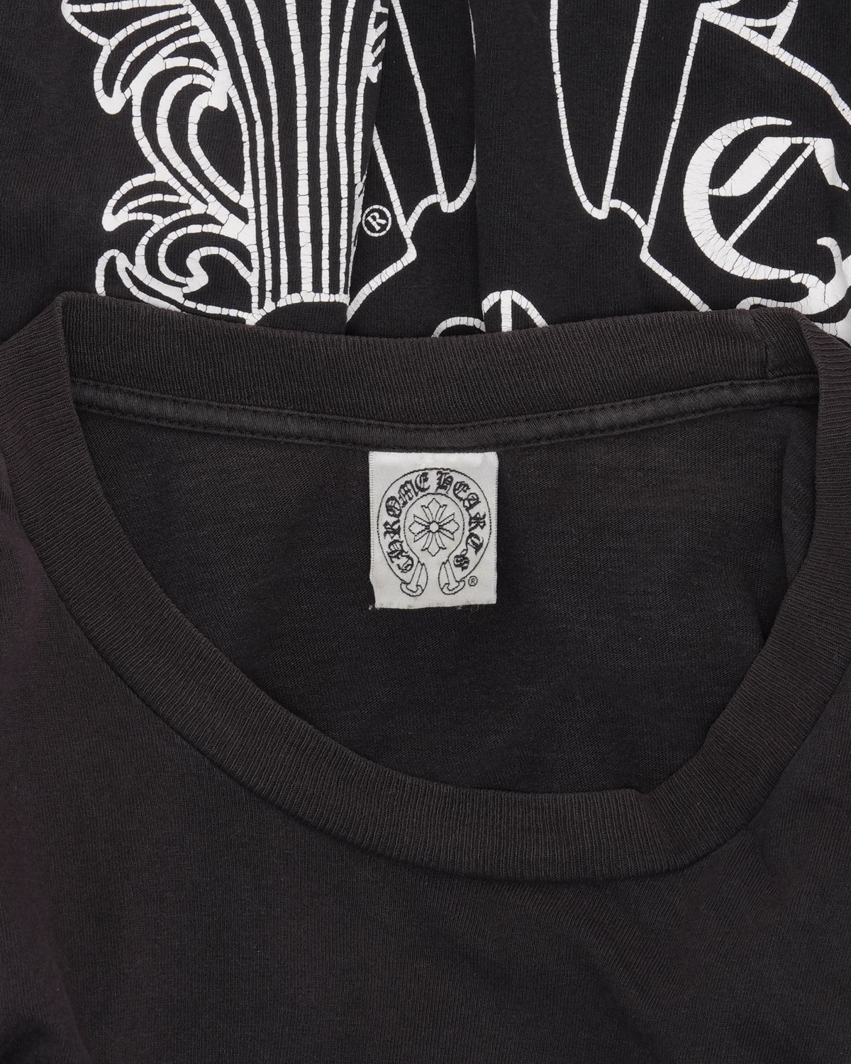 Vintage Las Vegas Horseshoe Logo Long Sleeve Pocket T-Shirt