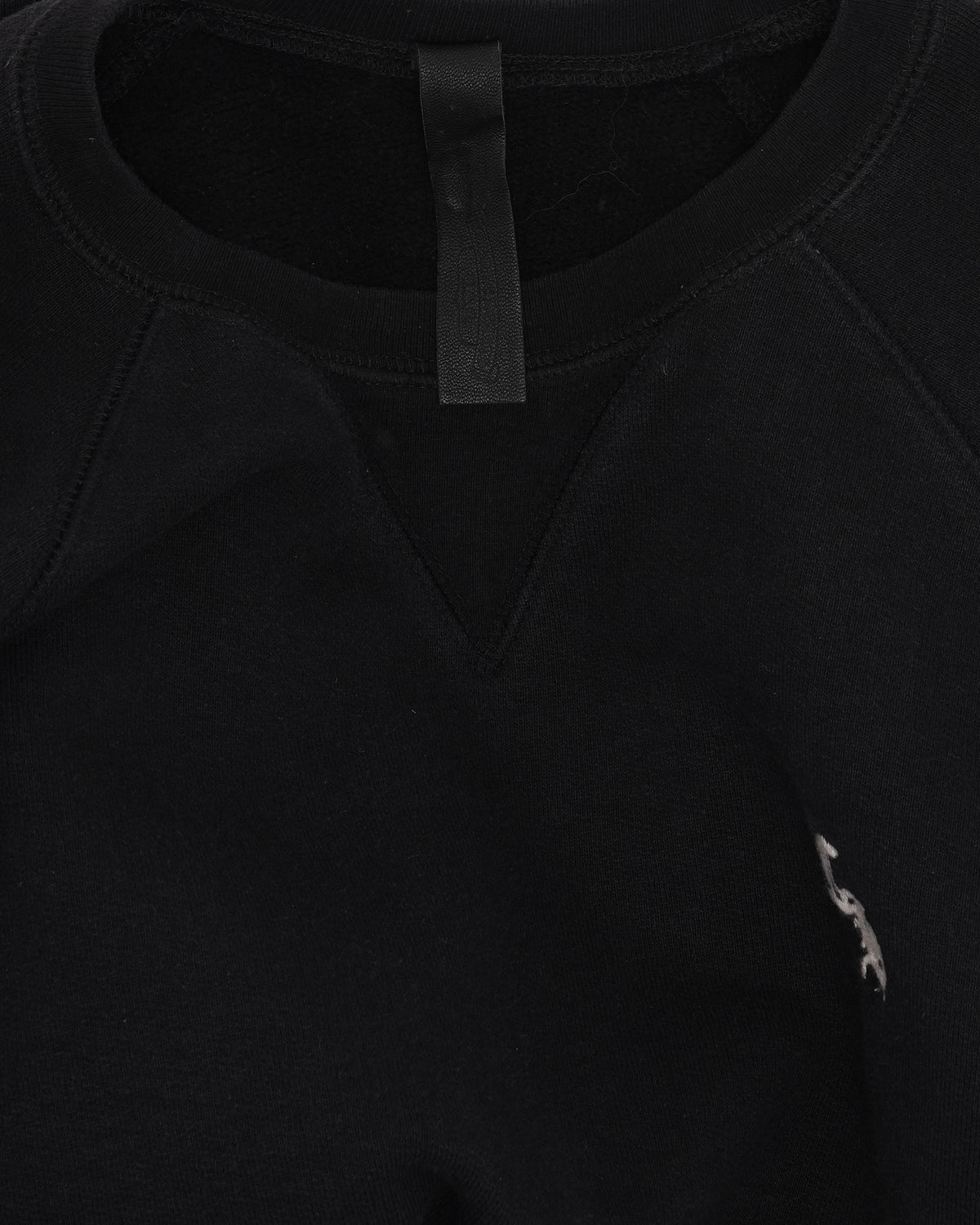 Slow Ride Embroidered Spell Out Crewneck Sweatshirt