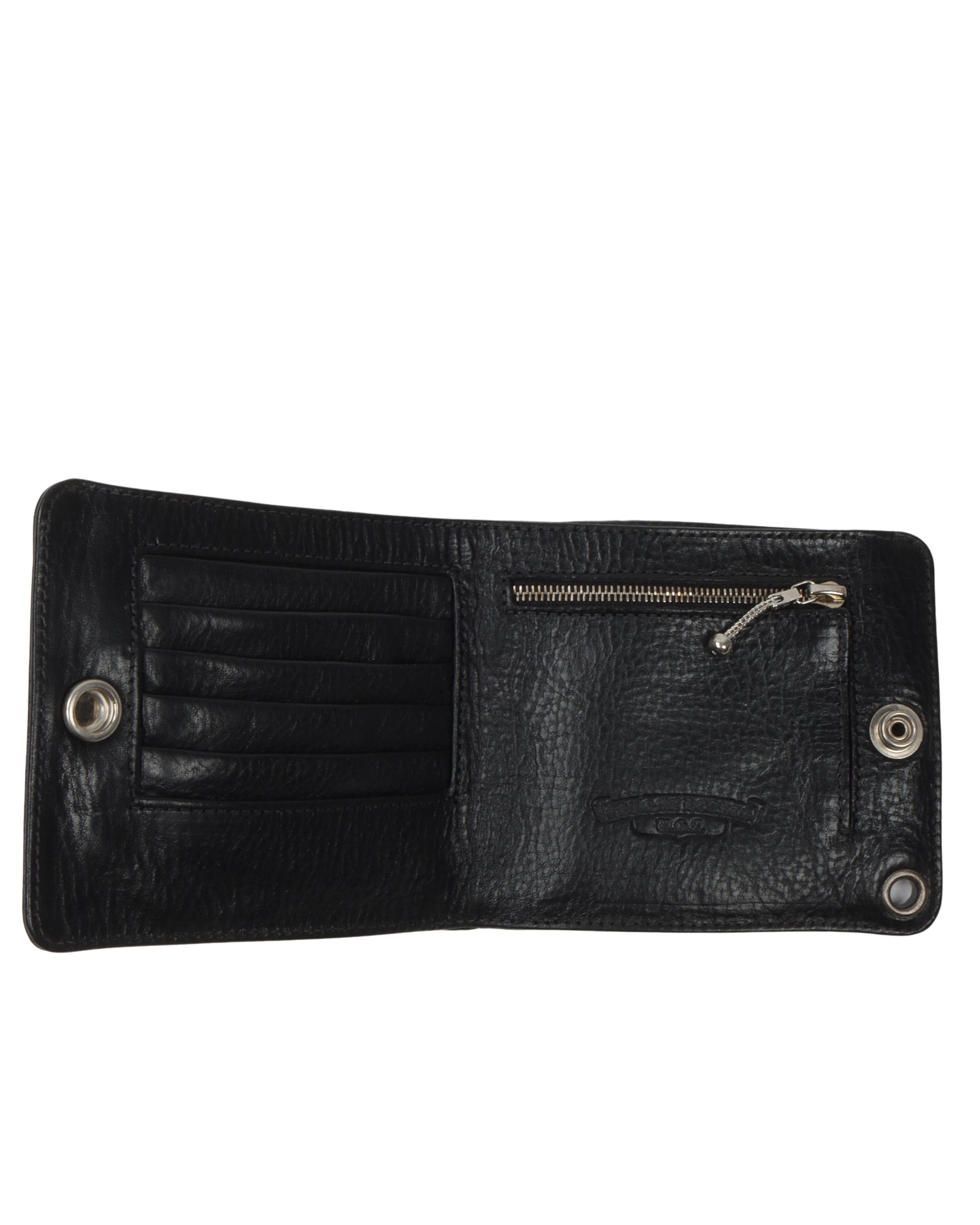Leather Cross Bifold Wallet