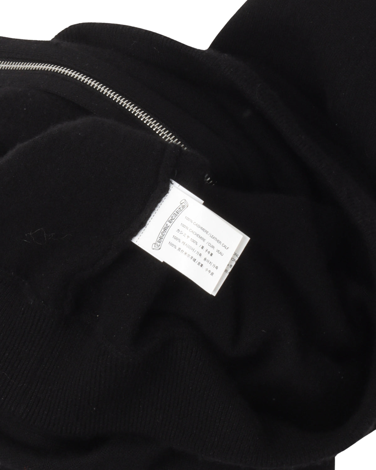 Cashmere Plus Cross Patch Zip Up Hoodie