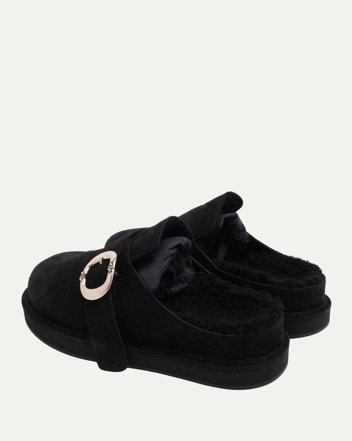 Shearling Lined Gunslinger Mules