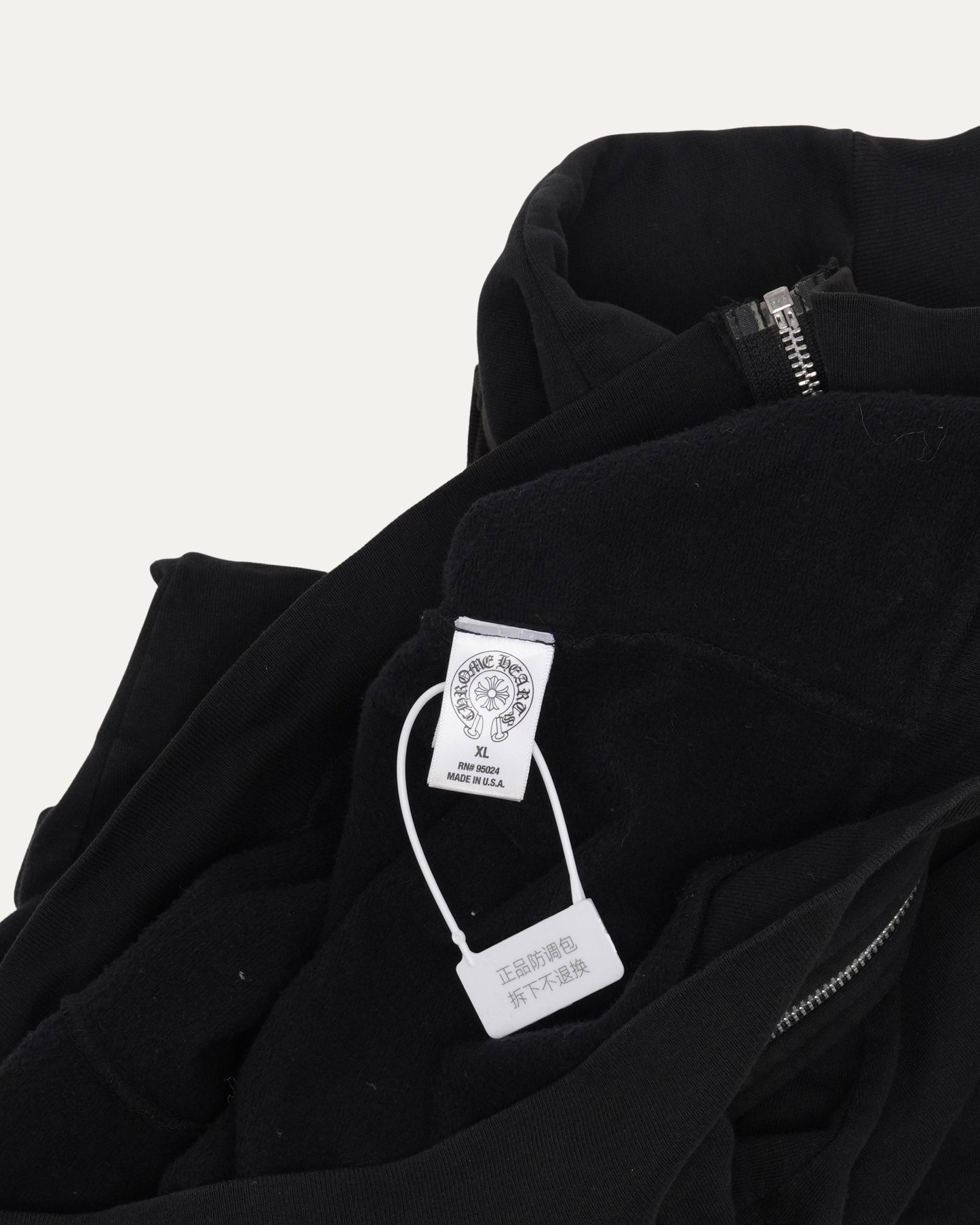 Vintage Thermal Lined Fleur Logo Zip Up Hoodie