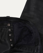 Fleur Knee Leather Carpenter Pants