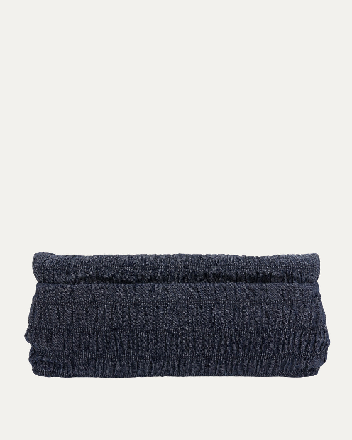 Gaufré Denim Clutch