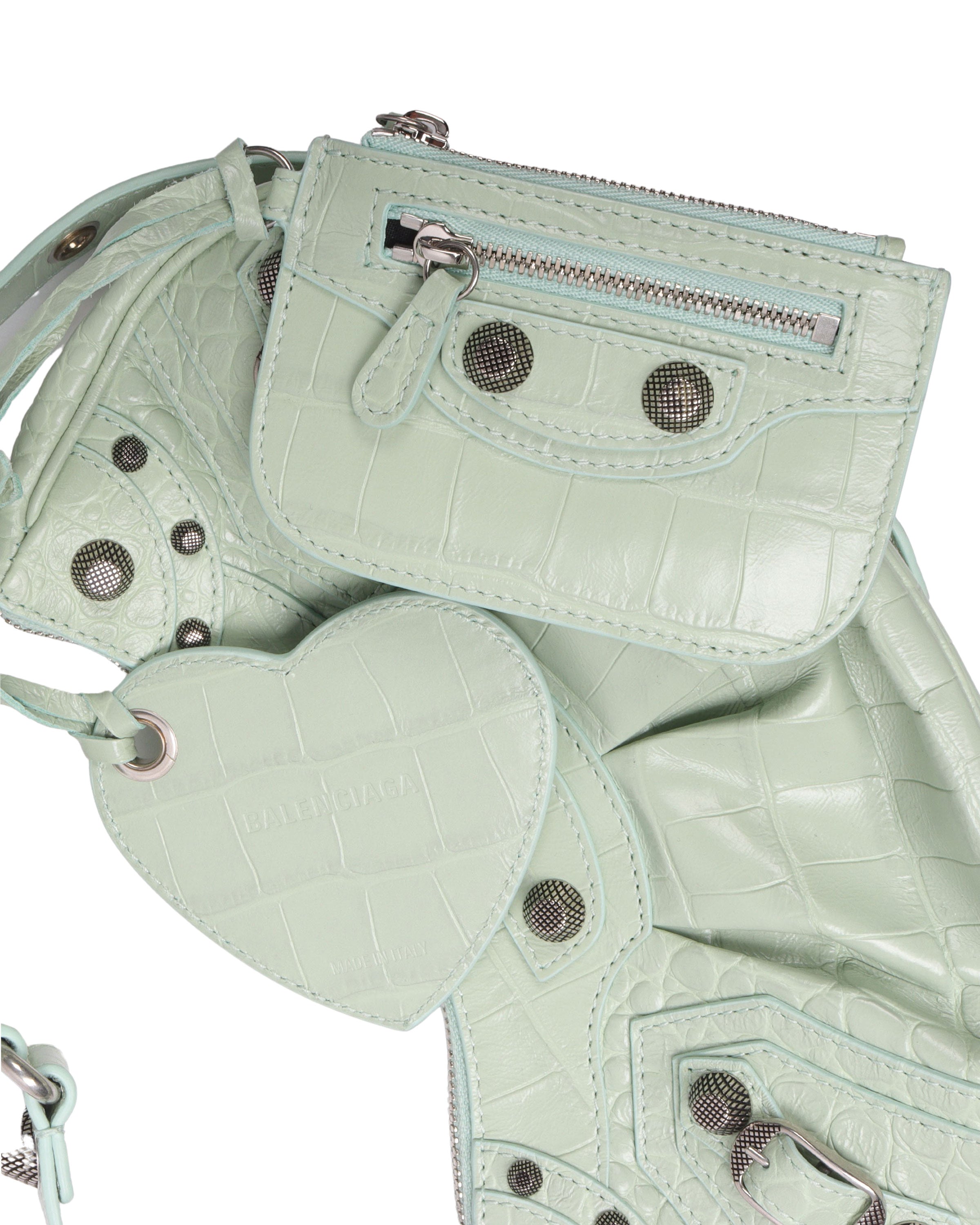 Cagole XS Studded Leather Shoulder Bag