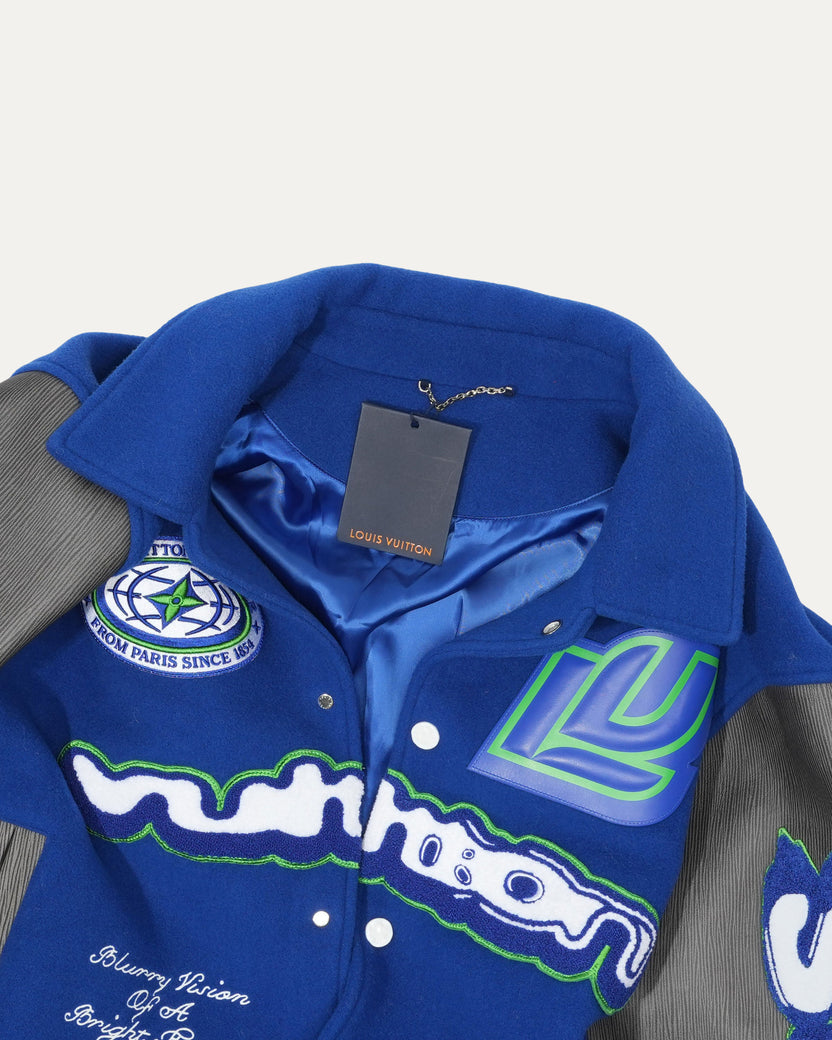 Embroidered Varsity Blouson