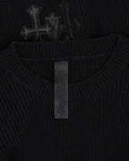 Cashmere Cross Patch Sweater