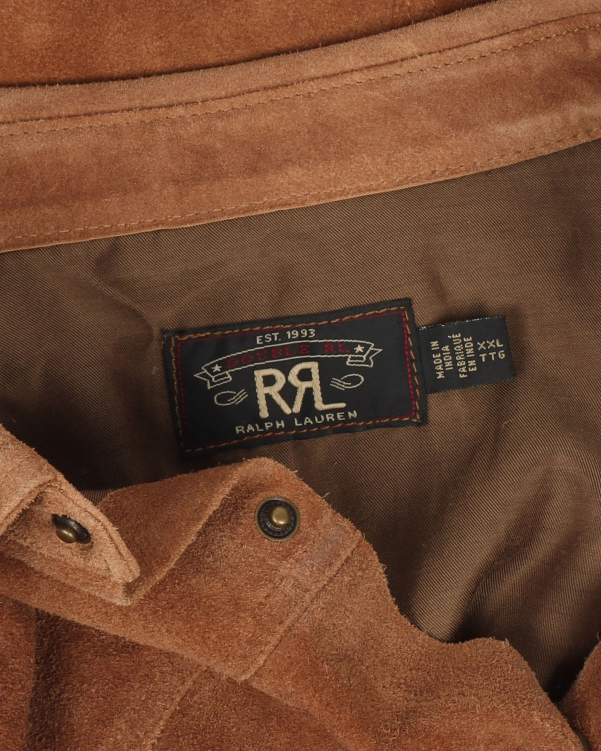 Brown Suede Shirt