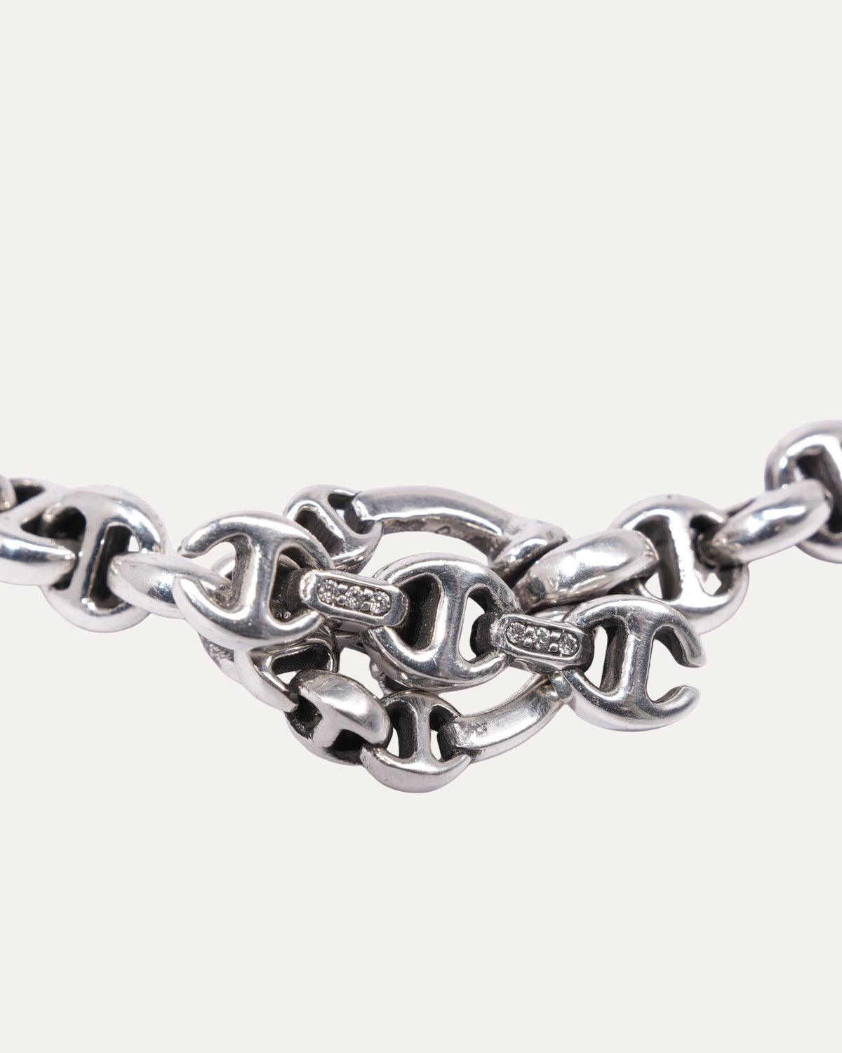 5MM Open-Link Bracelet with Diamonds