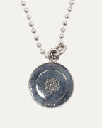 Angel Medallion Pendant on Ball Chain
