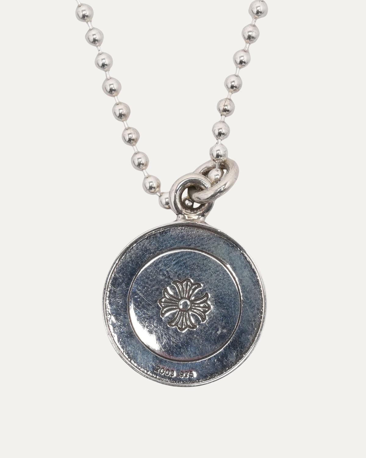 Angel Medallion Pendant on Ball Chain