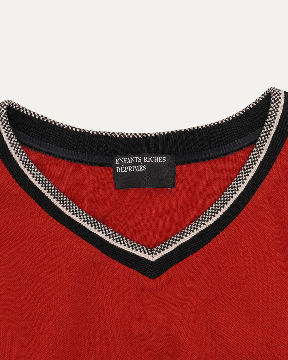 V-Neck Knit T-Shirt