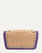 Raffia Chain Venice Beach Flap Bag