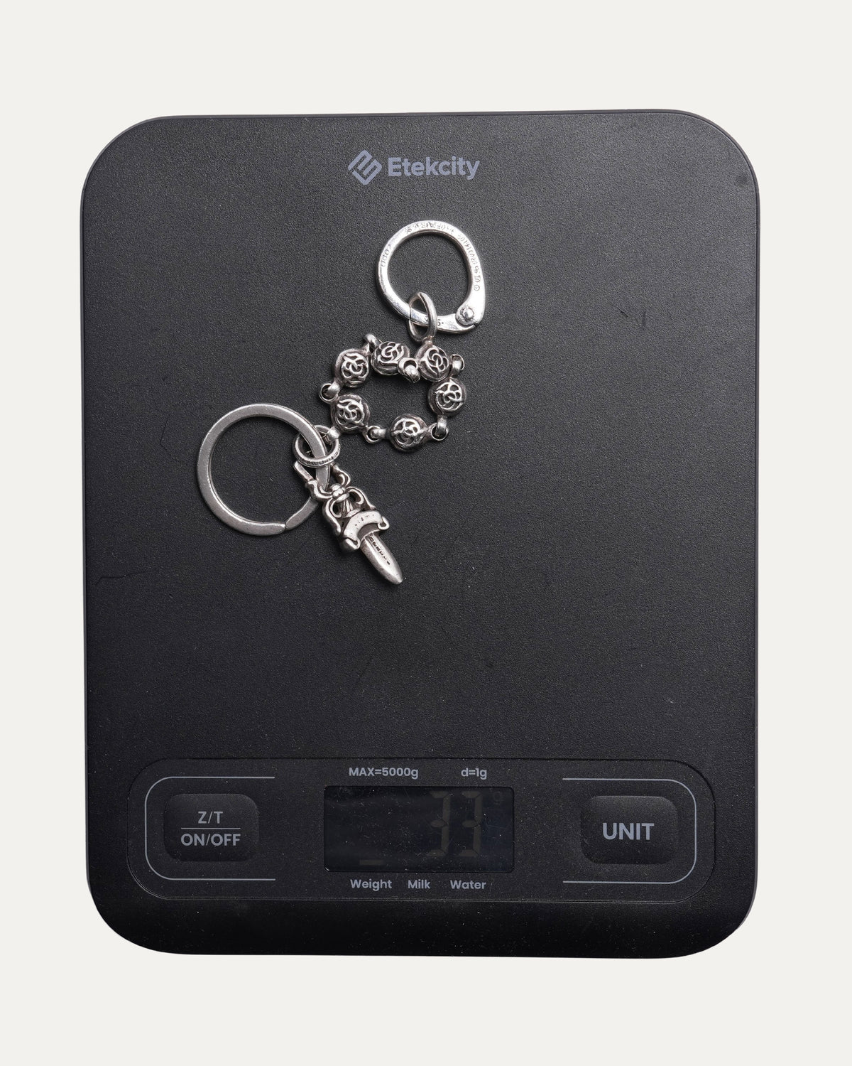 Floral Ball Key Clip
