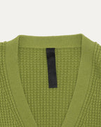 Cashmere Cross Patch Hit & Run Cardigan Sweater