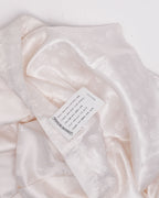 Monogram Silk Pleated Skirt
